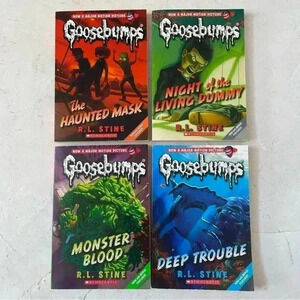 Goosebumps Scholastic R.L. Stein Paperback Lot of 4 Books